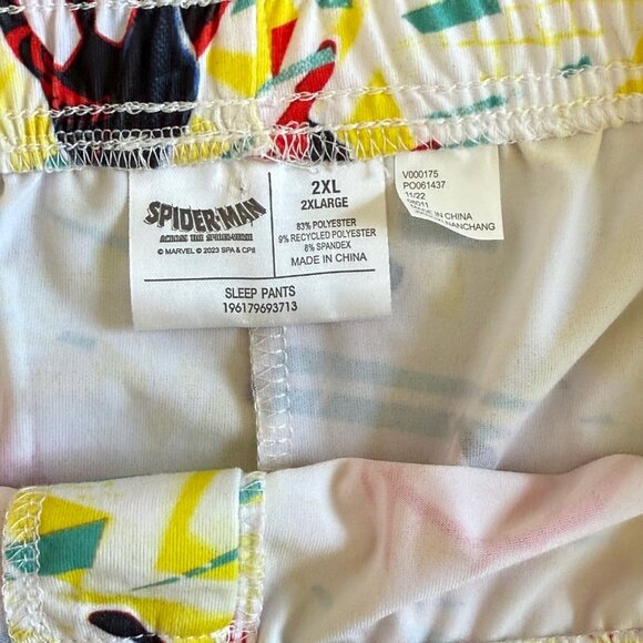 NWT Spider-man Marvel Men's Sleep Pajama Pants Size 2XL - Picture 10 of 11